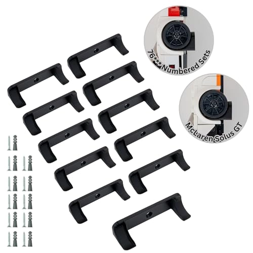 matterform Wall Mount for Lego Speed Champions - 10 pcs Pack