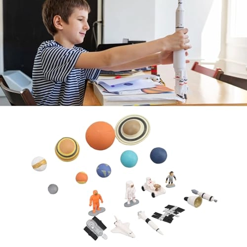Astronaut Space Figurine Planets Model - 19 pieces Space