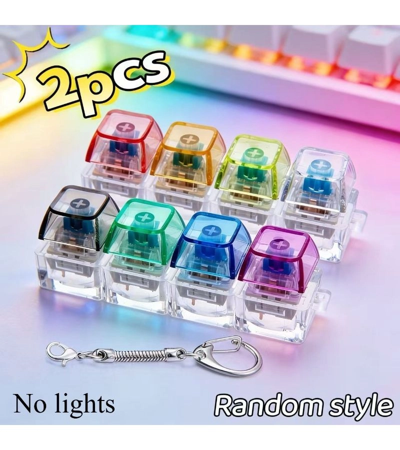 Generic Four In One Keyboard Style Stress Relief Keychain - cute therapeutic relax 2pcs