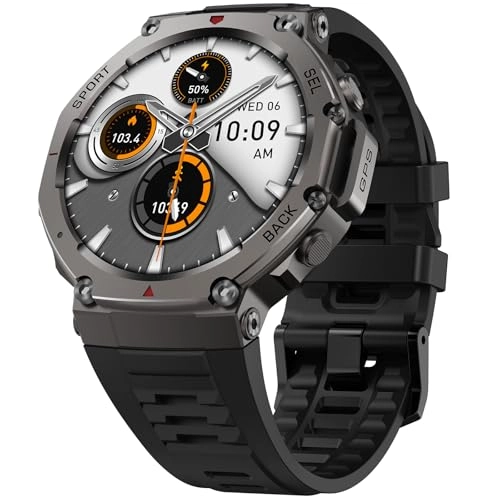 Rugged Smart Watch 46mm Metal GPS