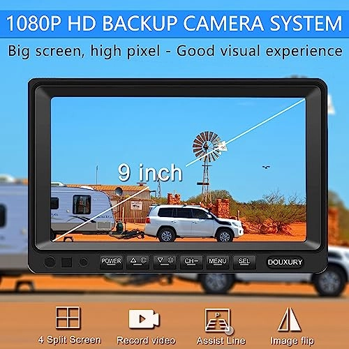RV Backup Camera System - Night Vision Wired 1080P