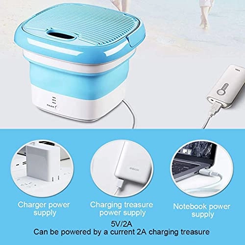 Portable Washing Machine,Turbine Folding Mini Usb Laundry Washer,Perfect For Apartments, Rvs And Small Space Living Shandongmt (Color : B)