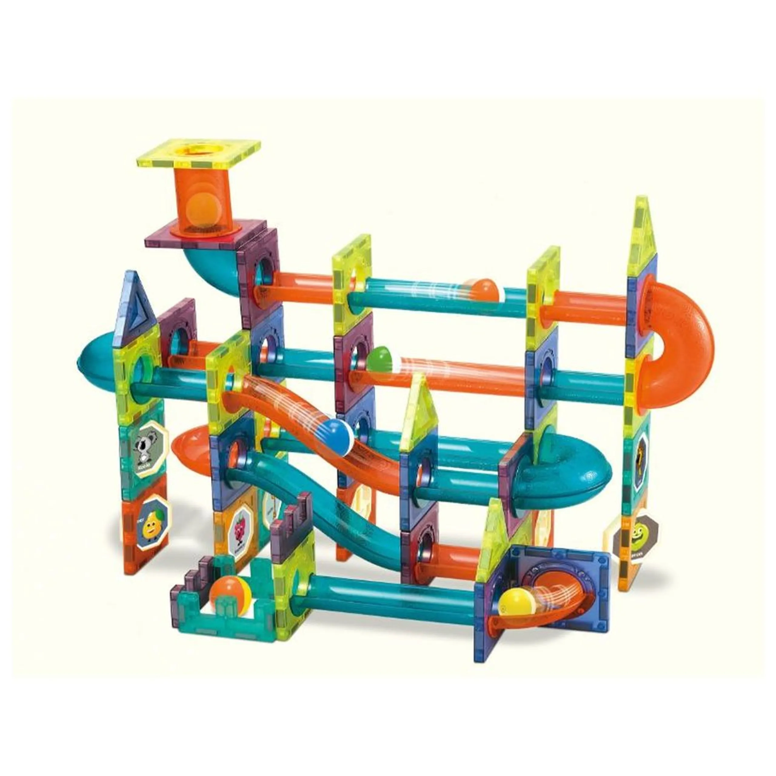 Magnetic Blocks Set - Suitable for 3 years and above 96-Piece