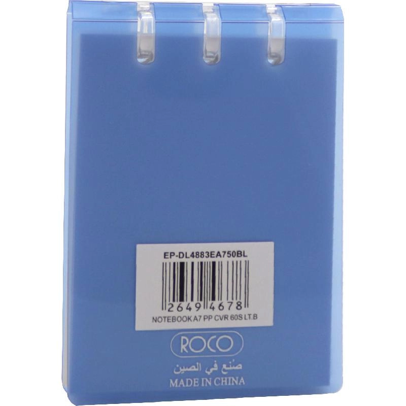 Memo Notebook A7 Spiral - Lined 60 Sheets