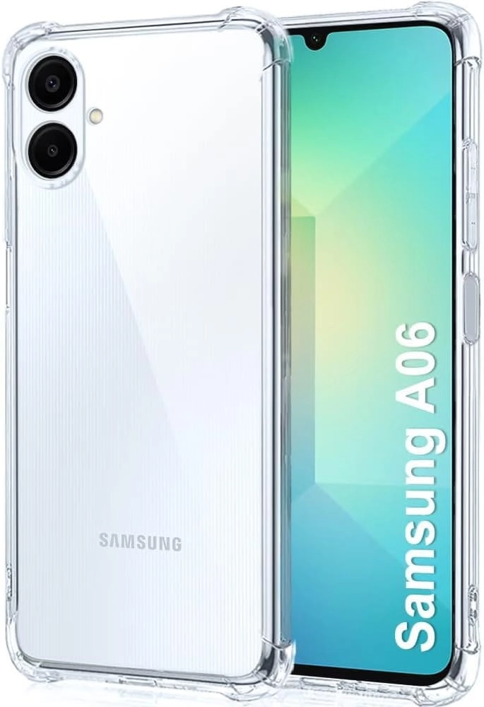Muzz International Galaxy A06 Case - Crystal Clear Reinforced Corners for Samsung Galaxy A06