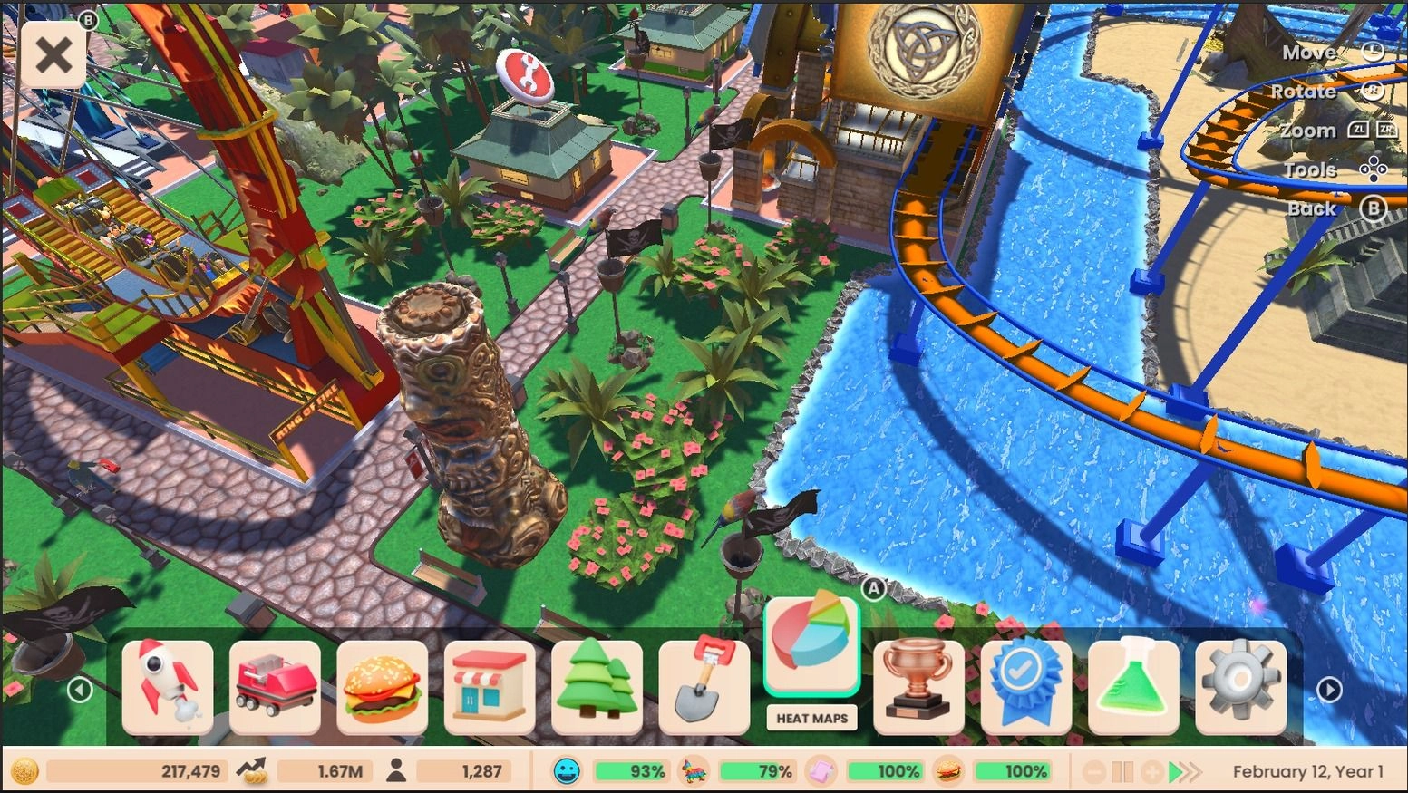 RollerCoaster Tycoon Adventures Deluxe - PlayStation 4