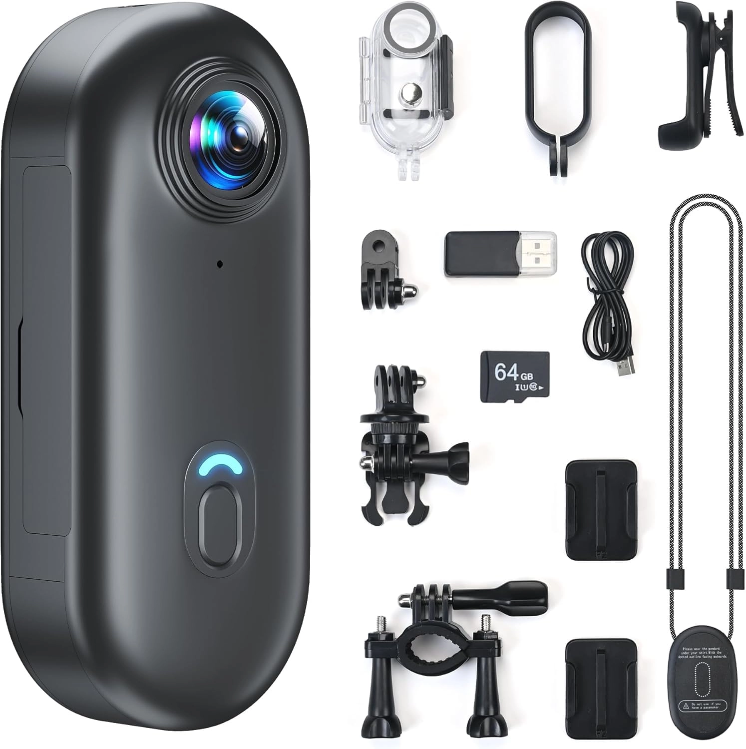 Jovoke Mini Body Camera - 64GB