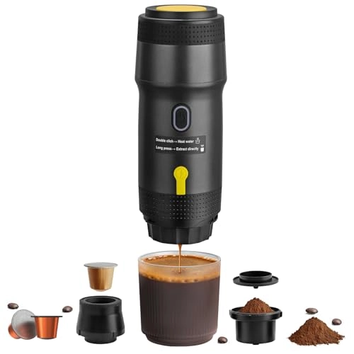 Diceaynico Portable Espresso Maker - 25Bar 7Min Self-Heating NS/DG Compatible
