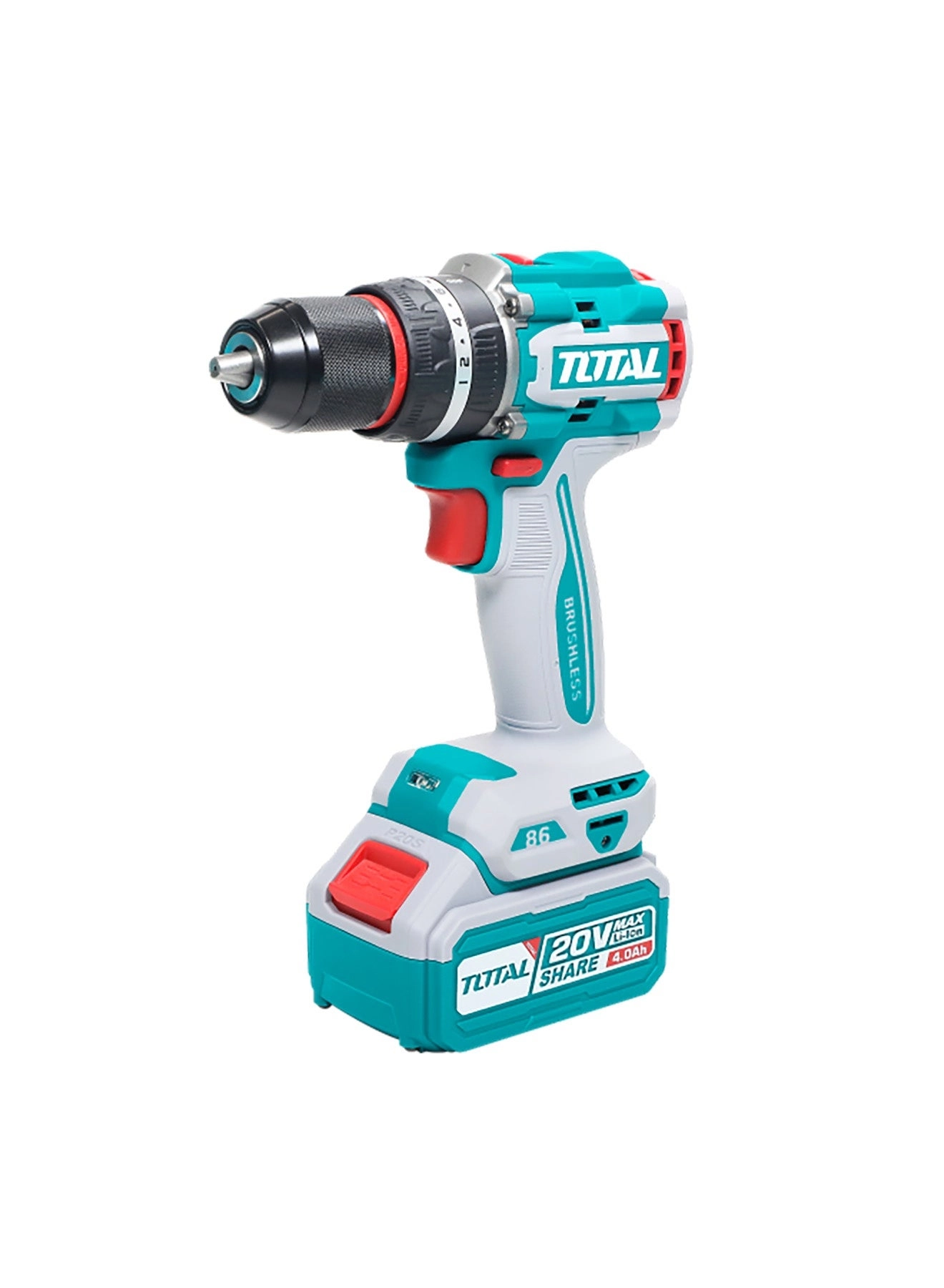 Brushless Cordless Impact Drill - 2x4.0Ah