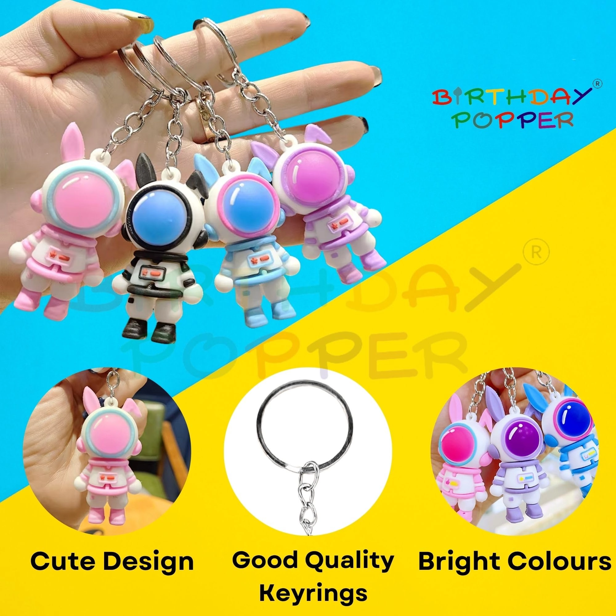 Space Theme Keychains