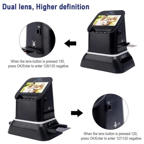 Film Scanner - 22MP 14MP 1080P LCD