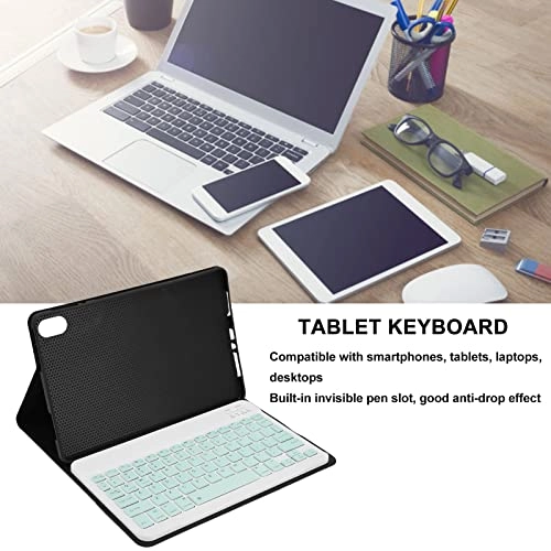 Bluetooth Tablet Keyboard - Waterproof Wide Keys + Protective Leather Case - for OPPO Pad 11