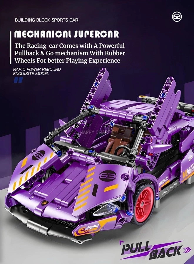 Mechanical Super Car - Openable Doors Rubber Wheels