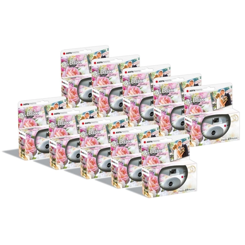AgfaPhoto LeBox Wedding - Pack of 10 27 Photos 31 mm