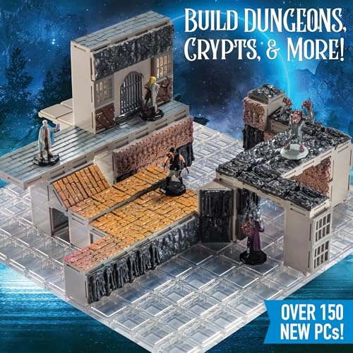 Dungeon Builder Set - 159 Pc Painted 3D Interchangeable