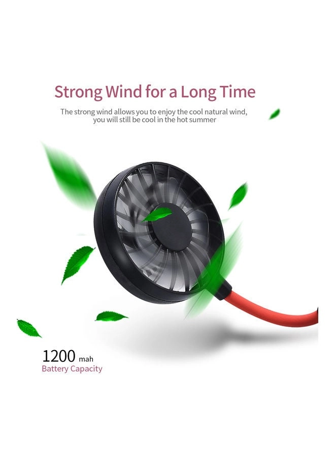 Personal Handheld Fan - Instant Cooling Rechargeable 3 Speed