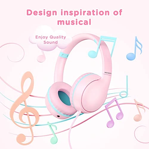 LE03-PINK Wired Headphone