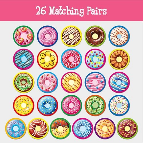 Donut Matching Game - 4-6 Years 52 pieces