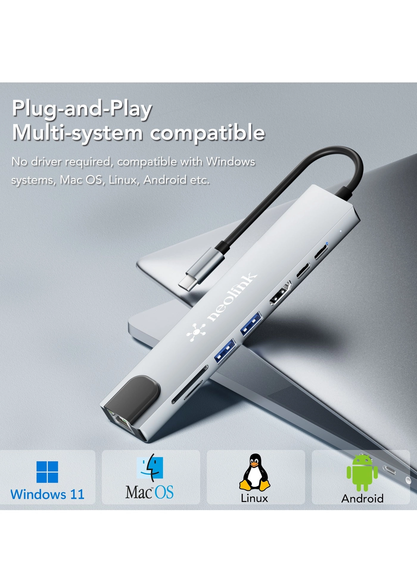 USB C Hub - MacBook Pro/Air and Type C Windows Laptop