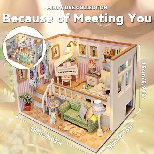 DIY Dollhouse Booknook - Merry Christmas 1:30