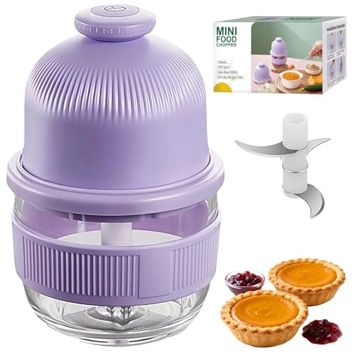Cordless Food Processor - 350ml USB-C Rechargeable