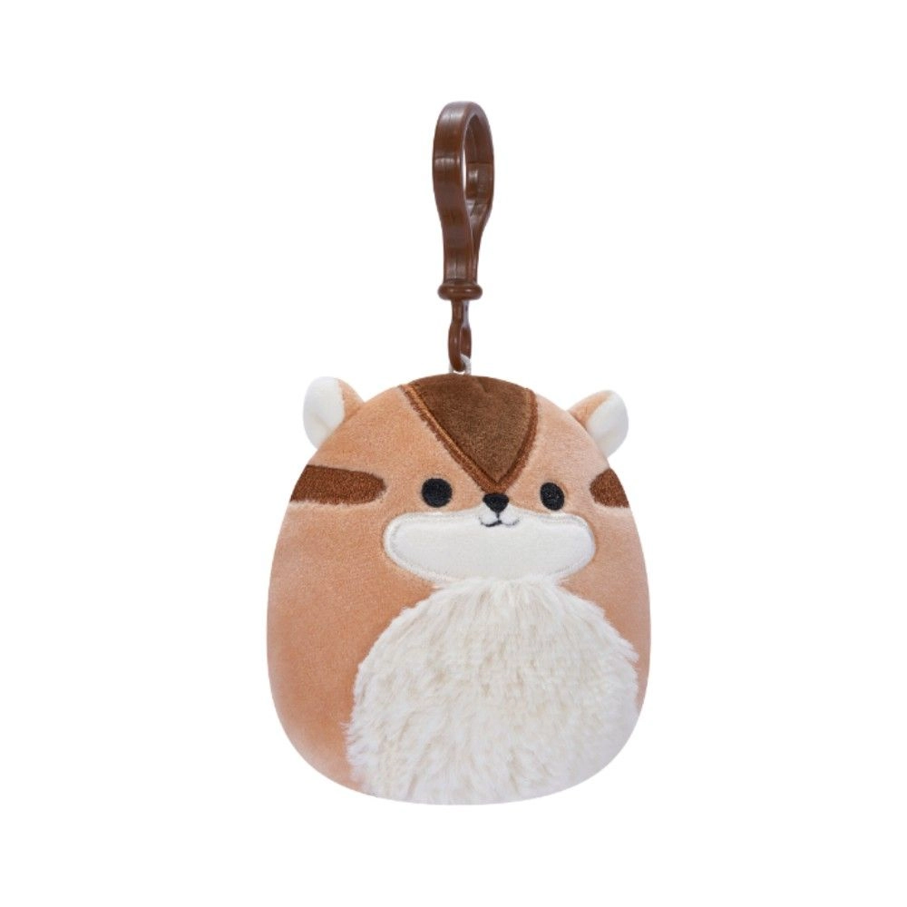 Melzie - Clip-on 3.5 Inch Brown Chipmunk