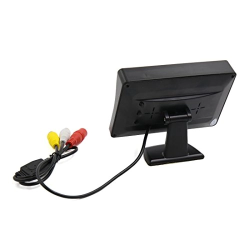 Wireless CMOS Car License Plate Frame Rear View Reversing Backup Parking Camera + 4.3Inch Monitor