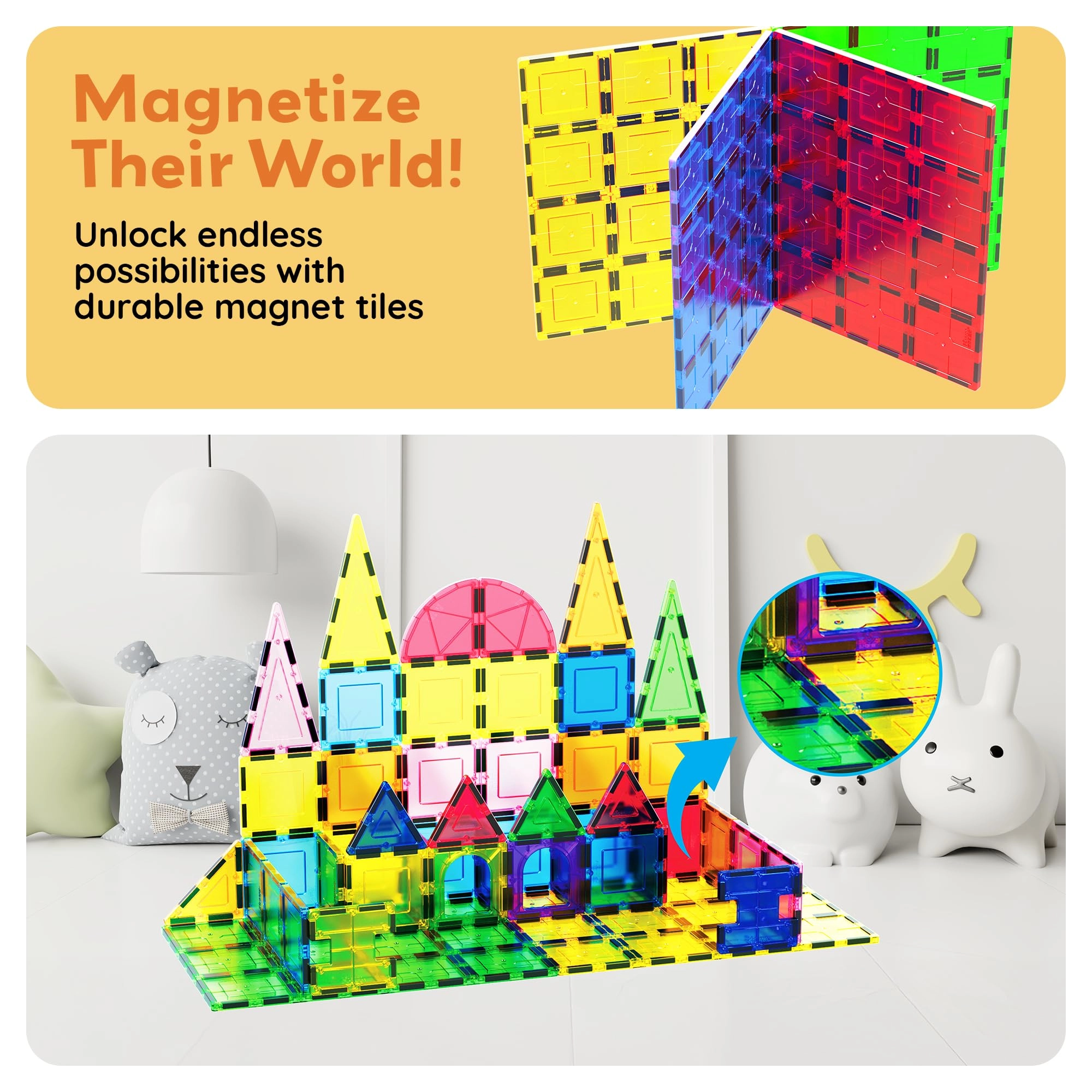 Magnetic Building Block - 4 pcs