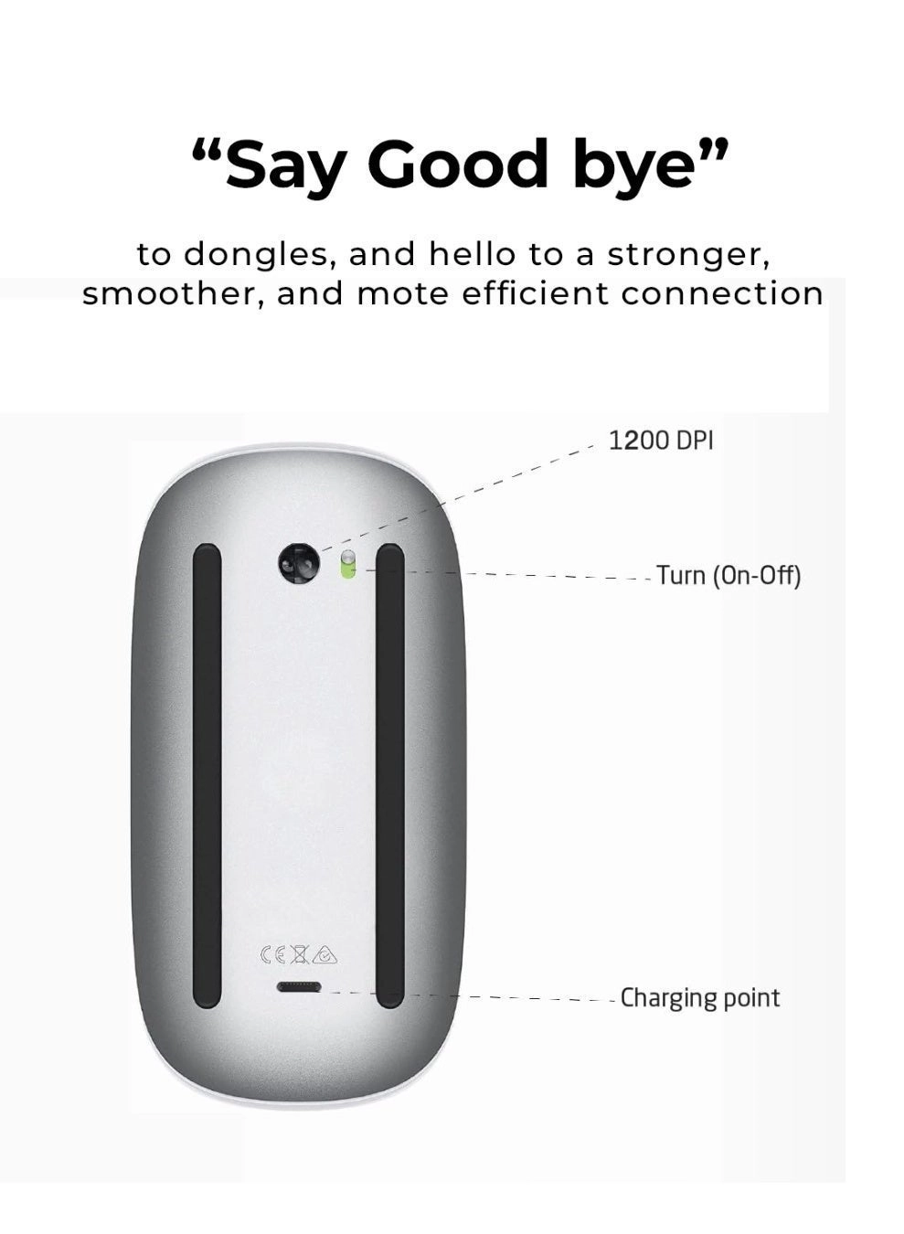 GTBM1 Classic Touch Mouse - Wireless