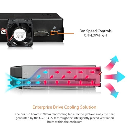 MB105VP-B - U.2/U.3 SlimSAS 2.5 Inches
