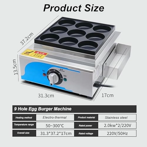 Cake Maker Griddle - 9 zone(s)