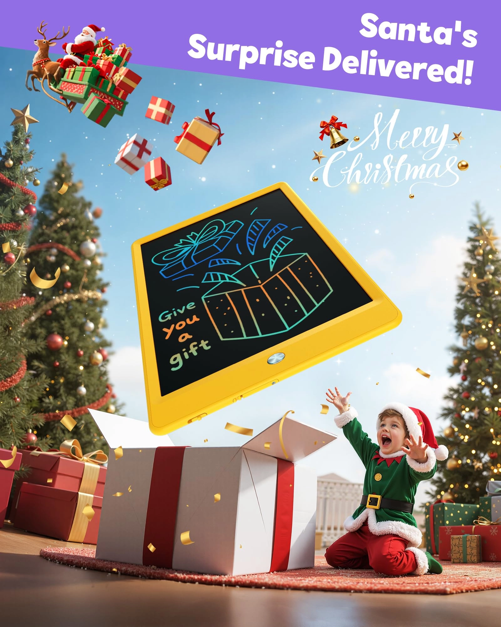 LCD Writing Tablet 10 inch - 3+ years