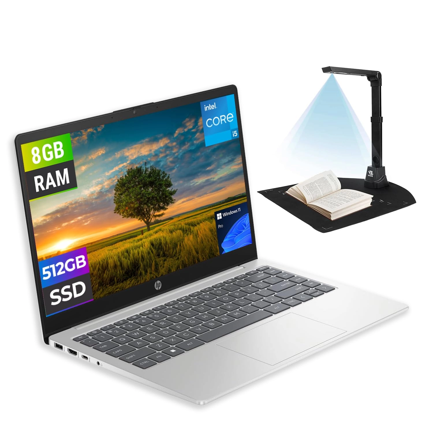 HP 14 EP0122NIA - 14'' Core i5-1335U 8GB DDR4 512GB SSD