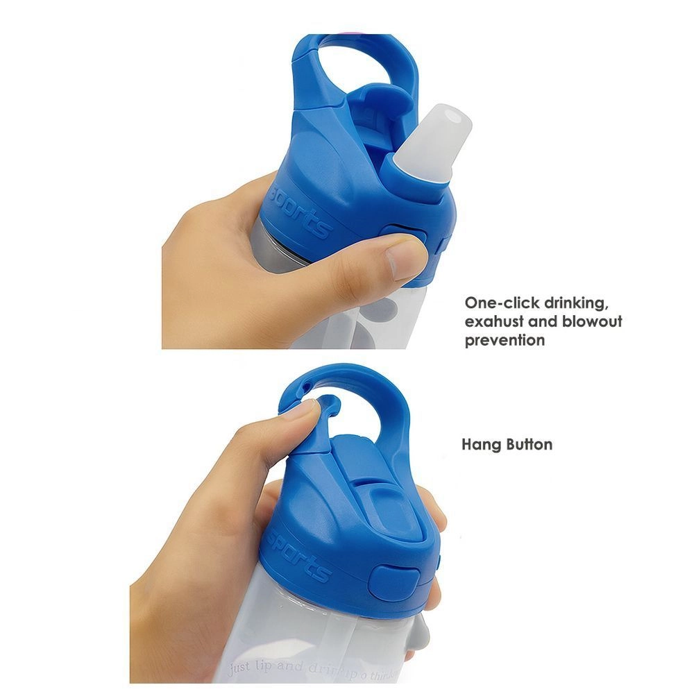Elite Kids Water Bottle - 450 ml One-Touch Opening