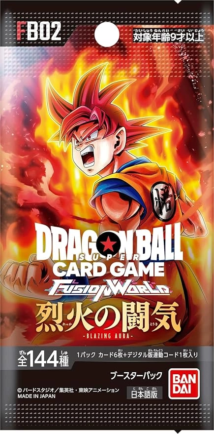 Bandai Dragon Ball Super Fusion World Blazing Aura - Japanese 1pcs