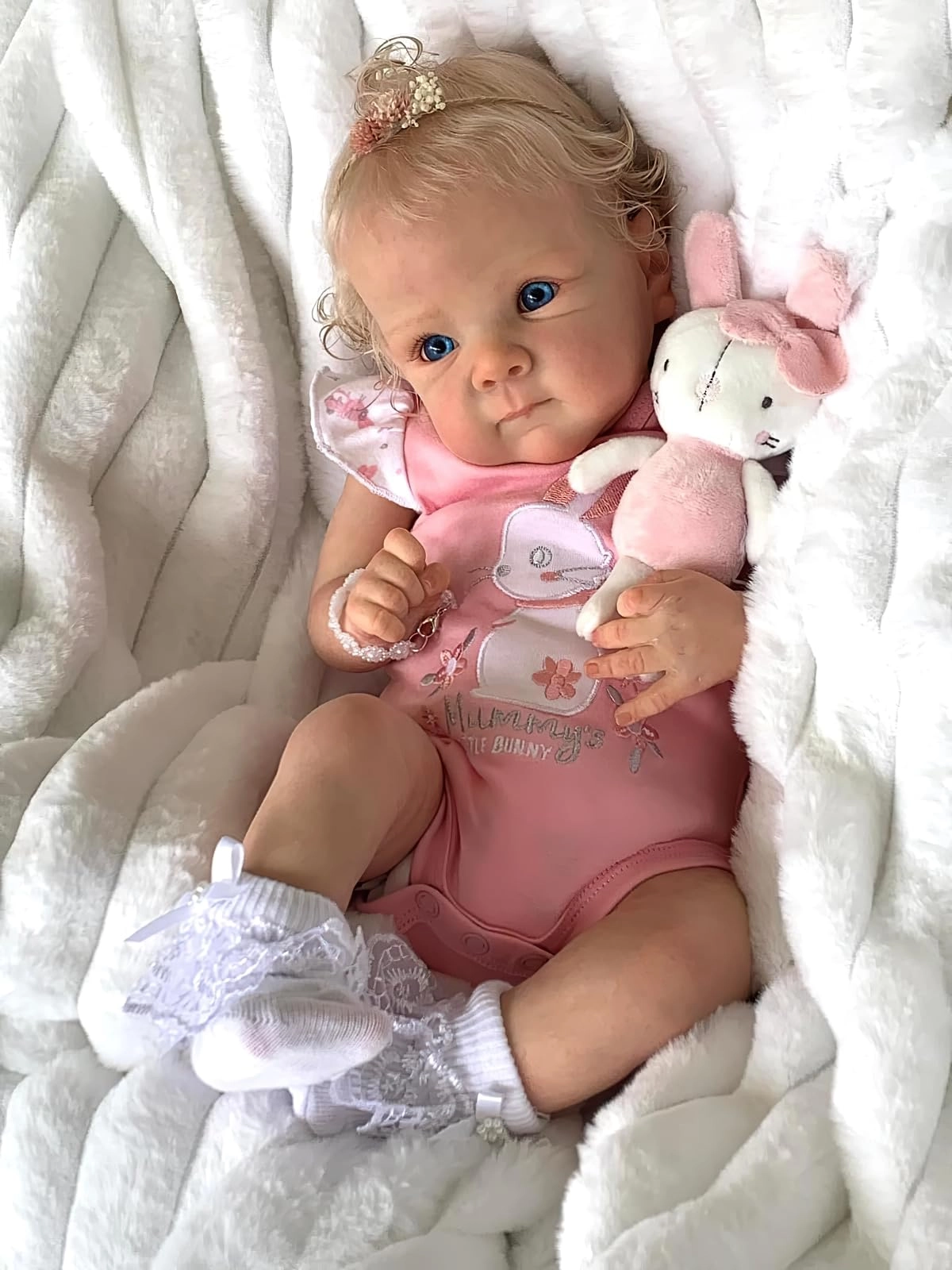 Reborn Baby Doll - 18 inches Cuddly Cloth Body Ages 3+