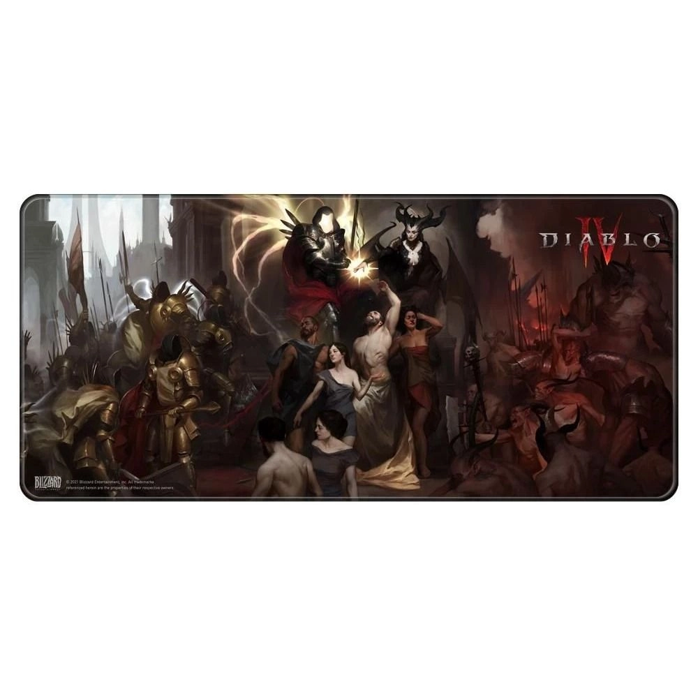Blizzard Diablo IV Inarius & Lilith XL Textile Microfibre Gaming Mouse Pad - 90x42 cm