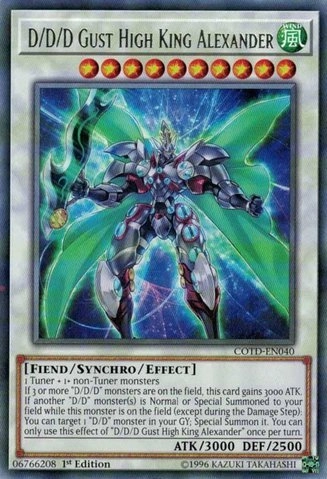 Yu-Gi-Oh! D/D/D Gust High King Alexander COTD-EN040