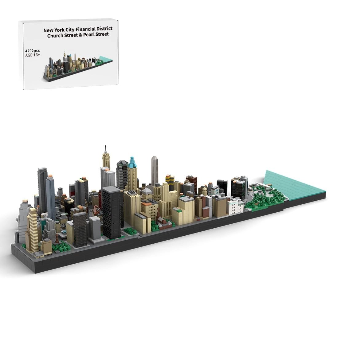 Thinkizen M4 New York City Financial District (3QF033817AM59QD1XXA3EEEF7) - 4292 Pieces 16+