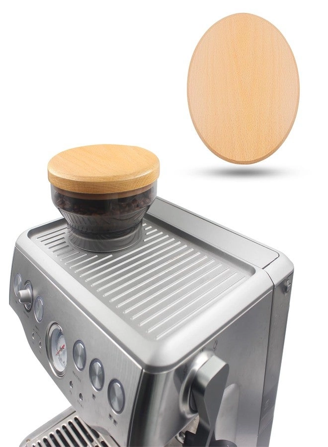 JAYOBGO Barista Express - Coffee Bean Replacement Lid Beech Wood