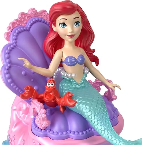 Ariel Small Doll - 3.5 inches Rolling Chariot Sebastian Ages 3+