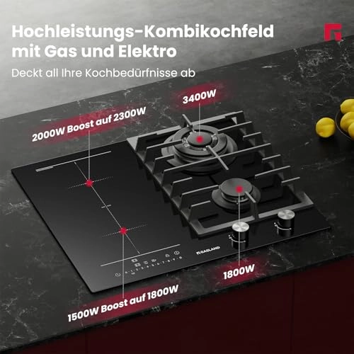 GIH604BF Gas + Induction hob