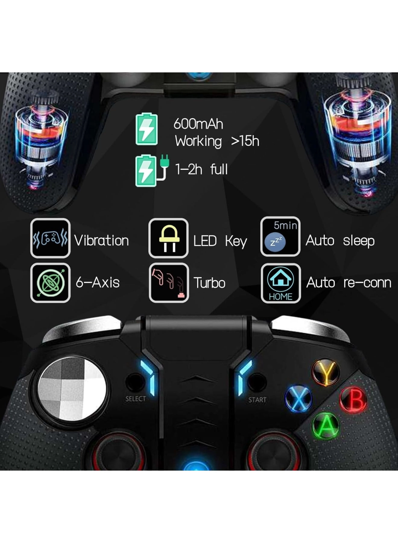 Bluetooth Mobile Game Controller - iPhone Android