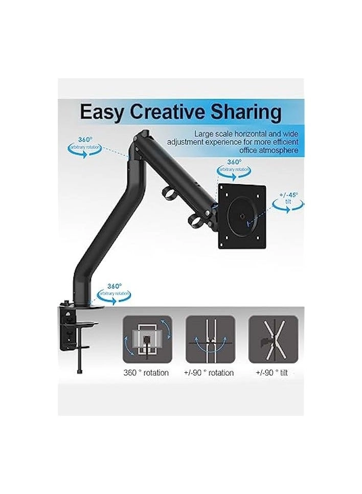 Monitor Mount Arm - Single 20 to 32 inches 75x75mm and 100x100mm