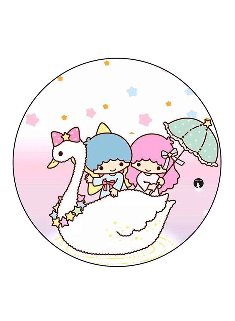 Boy And Girl Printed Gaming Mouse Pad