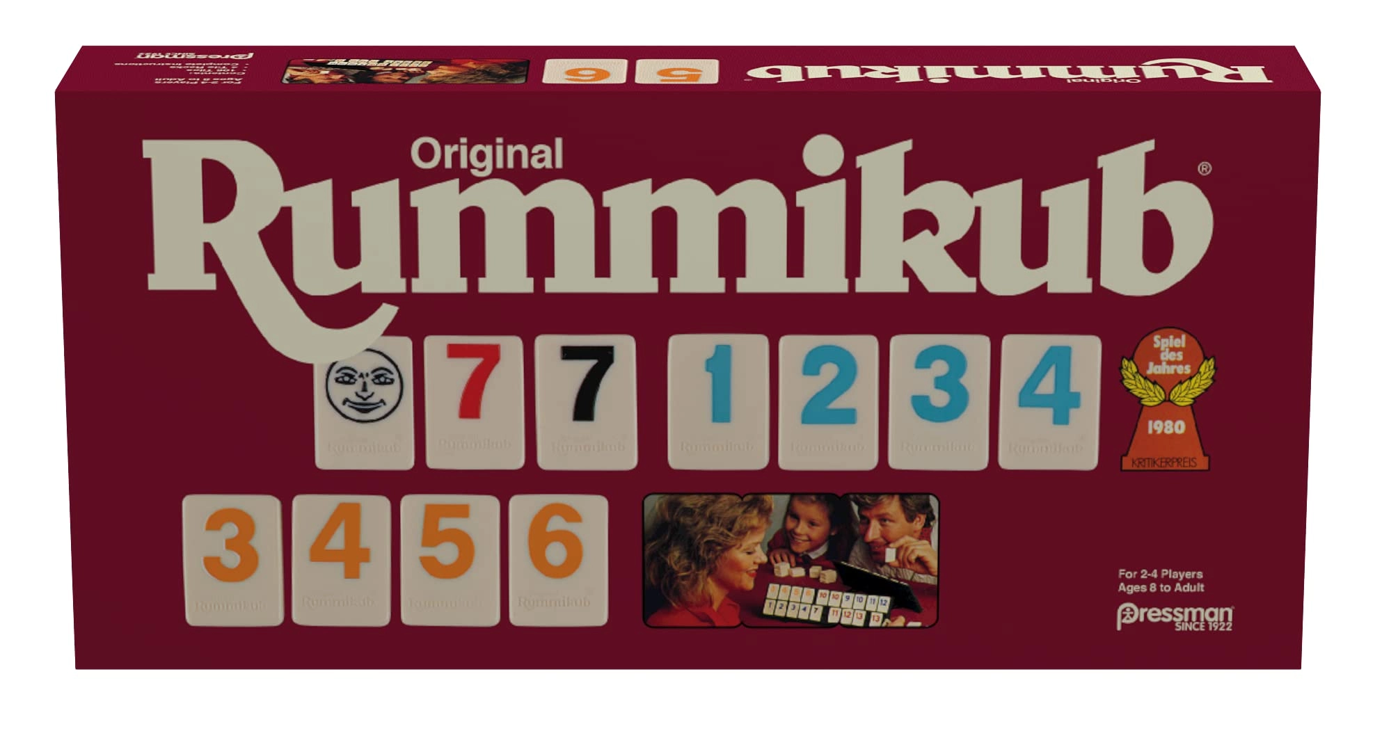 Rummikub: Original Retro Style Large Numbers