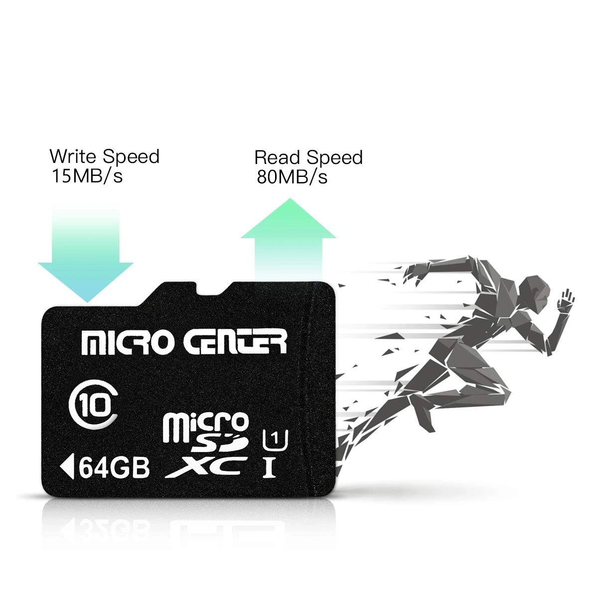 MicroSDXC Flash Memory Card - 64GB