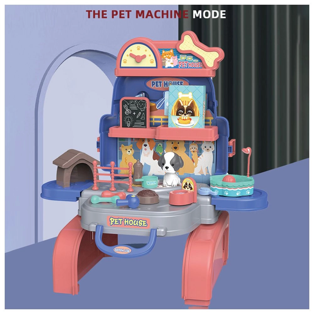 Role Play Pet House Toy Set School Bag - 26 pcs (SBF-LS_RPSB_PCBU)