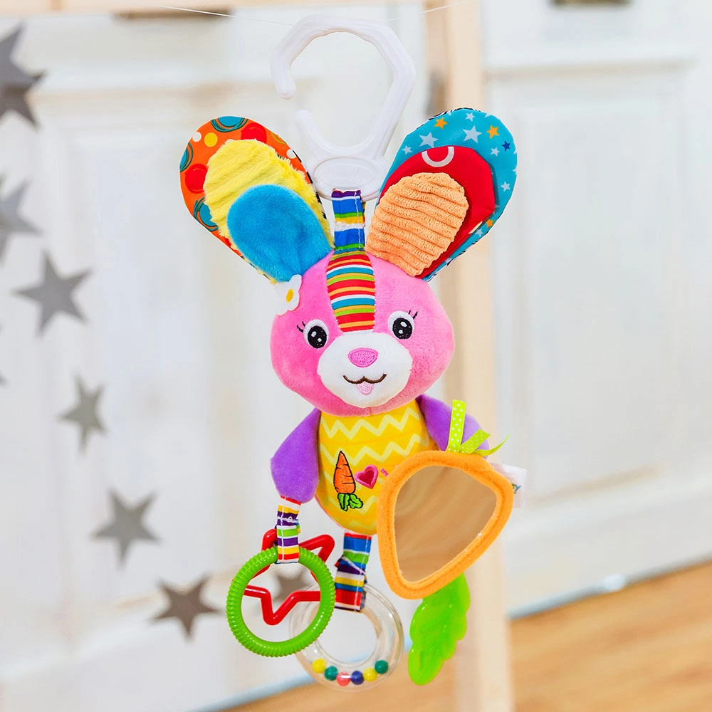 Baby Stroller Plush Hanging Mobile Rattle Toy - Suitable for 3 months and above