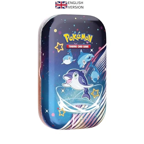 Paldean Fates Mini Tin - Finizen 2 Booster Packs 1 Sticker 1 Art Card